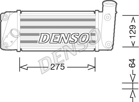 Denso DIT50009 - Интеркулер autocars.com.ua