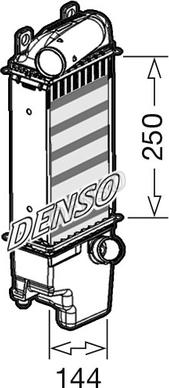 Denso DIT50013 - Интеркулер autocars.com.ua