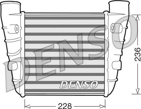 Denso DIT99001 - Интеркулер autocars.com.ua