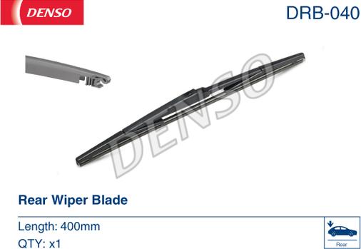 Denso DRB-040 - Щетка стеклоочистителя avtokuzovplus.com.ua