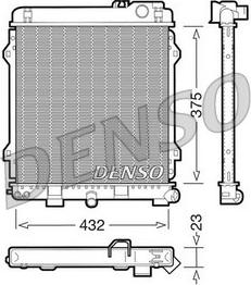 Denso DRM05031 - Радіатор, охолодження двигуна autocars.com.ua