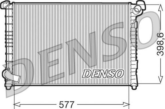 Denso DRM05101 - Радіатор, охолодження двигуна autocars.com.ua