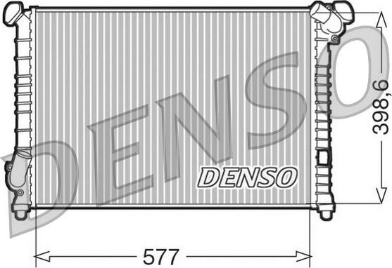 Denso DRM05102 - Радіатор, охолодження двигуна autocars.com.ua