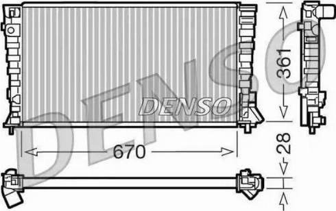 Nissens 61326 - Радіатор, охолодження двигуна autocars.com.ua