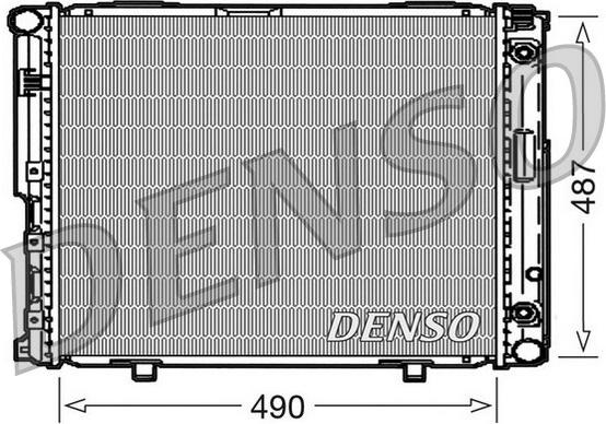 Denso DRM17004 - Радіатор, охолодження двигуна autocars.com.ua