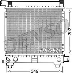 Denso DRM17027 - Радіатор, охолодження двигуна autocars.com.ua