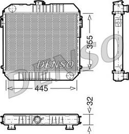 Denso DRM20001 - Радіатор, охолодження двигуна autocars.com.ua