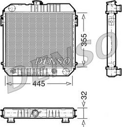 Denso DRM20002 - Радіатор, охолодження двигуна autocars.com.ua