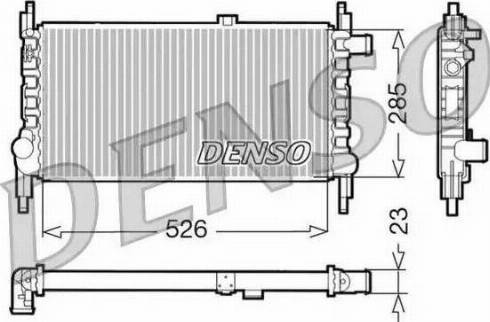 TEMPEST TP.15.63.2381 - Радиатор охлаждения OPEL KADETT E 85-91  TEMPEST autocars.com.ua