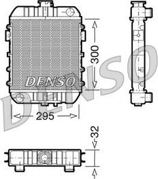 Denso DRM20060 - Радіатор, охолодження двигуна autocars.com.ua