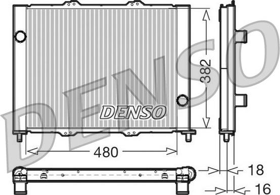 Denso DRM23099 - Радіатор autocars.com.ua