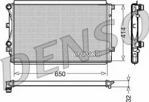 TEMPEST TP.15.65.280A - Радиатор, охлаждение двигателя avtokuzovplus.com.ua