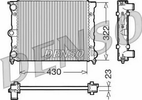 Ava Quality Cooling VW 2039 - Радиатор, охлаждение двигателя avtokuzovplus.com.ua