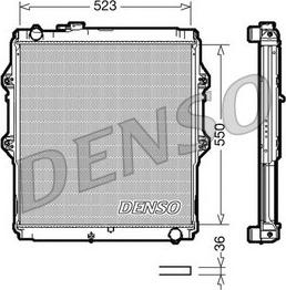 Denso DRM50037 - Радіатор, охолодження двигуна autocars.com.ua