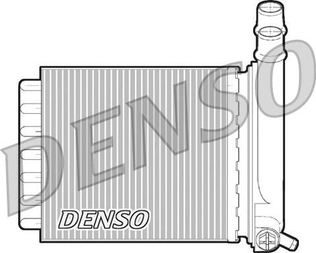 Denso DRR07007 - Теплообменник, отопление салона avtokuzovplus.com.ua