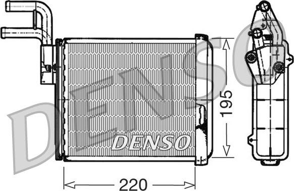 Denso DRR09032 - Теплообменник, отопление салона autodnr.net