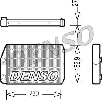 Denso DRR09034 - Теплообменник, отопление салона autodnr.net