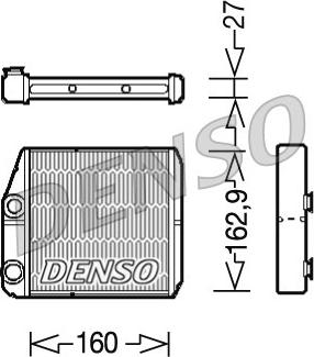 Denso DRR09035 - Теплообменник, отопление салона avtokuzovplus.com.ua