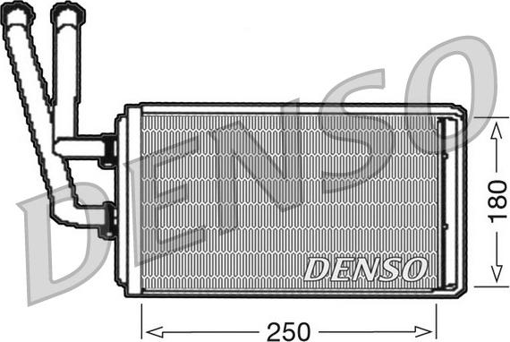 Denso DRR09100 - Теплообменник, отопление салона autodnr.net