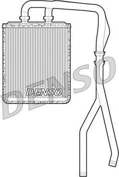 Denso DRR12010 - Теплообмінник, опалення салону autocars.com.ua