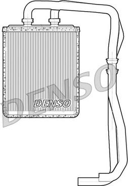 Denso DRR12011 - Теплообменник, отопление салона autodnr.net