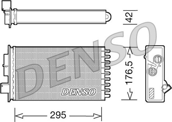 Denso DRR12022 - Теплообменник, отопление салона autodnr.net