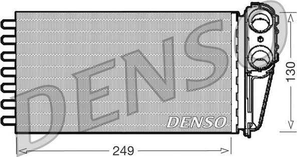 Denso DRR21001 - Теплообменник, отопление салона autodnr.net