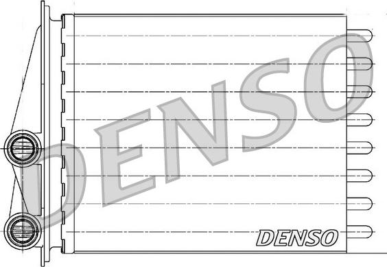 Denso DRR23020 - Теплообмінник, опалення салону autocars.com.ua