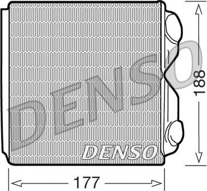 Denso DRR25010 - Теплообменник, отопление салона autodnr.net