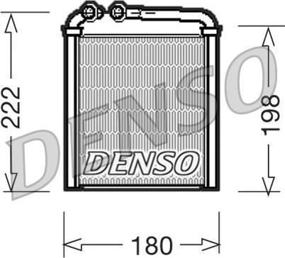 Denso DRR32005 - Теплообменник, отопление салона avtokuzovplus.com.ua