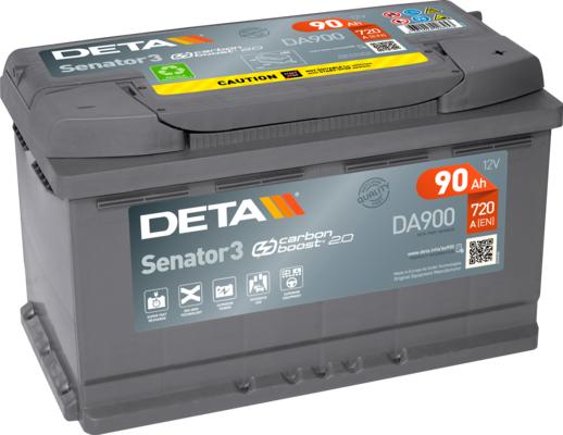 DETA DA900 - Стартерна акумуляторна батарея, АКБ autocars.com.ua