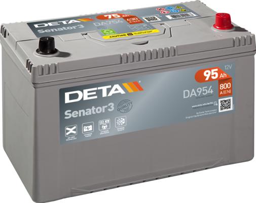DETA DA954 - Стартерная аккумуляторная батарея, АКБ avtokuzovplus.com.ua