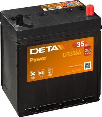 DETA DB356A - Стартерна акумуляторна батарея, АКБ autocars.com.ua