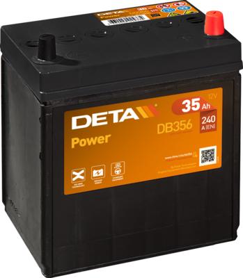 DETA DB356 - Стартерна акумуляторна батарея, АКБ autocars.com.ua