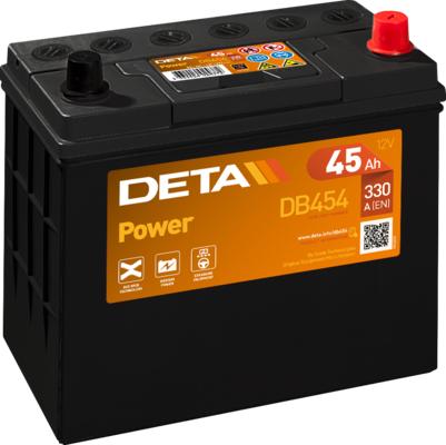 DETA DB454 - Стартерна акумуляторна батарея, АКБ autocars.com.ua