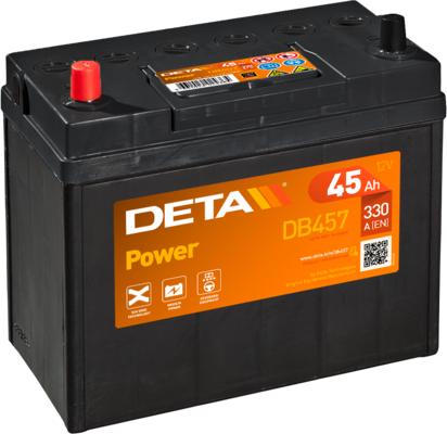 DETA DB457 - Стартерна акумуляторна батарея, АКБ autocars.com.ua