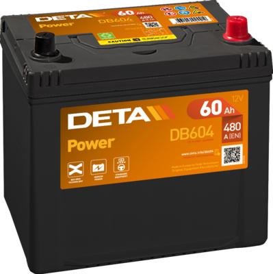DETA DB604 - Стартерна акумуляторна батарея, АКБ autocars.com.ua