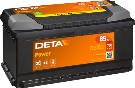 DETA DB852 - Стартерна акумуляторна батарея, АКБ autocars.com.ua