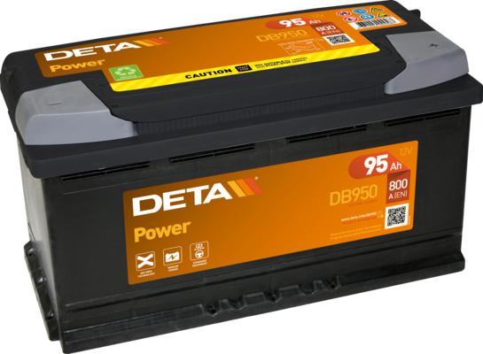 DETA DB950 - Стартерна акумуляторна батарея, АКБ autocars.com.ua