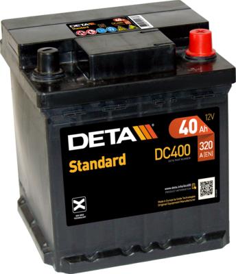 DETA DC400 - Стартерна акумуляторна батарея, АКБ autocars.com.ua