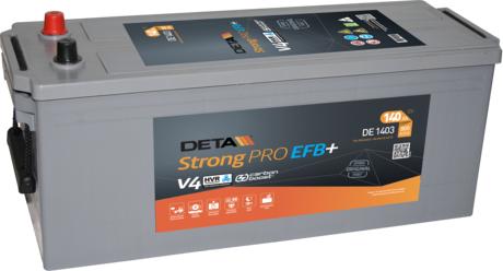 DETA DE1403 - Стартерная аккумуляторная батарея, АКБ autodnr.net