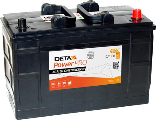 DETA DJ1100 - Стартерна акумуляторна батарея, АКБ autocars.com.ua