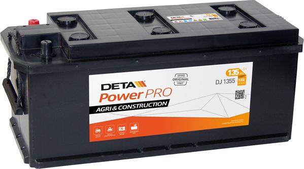 DETA DJ1355 - Стартерна акумуляторна батарея, АКБ autocars.com.ua