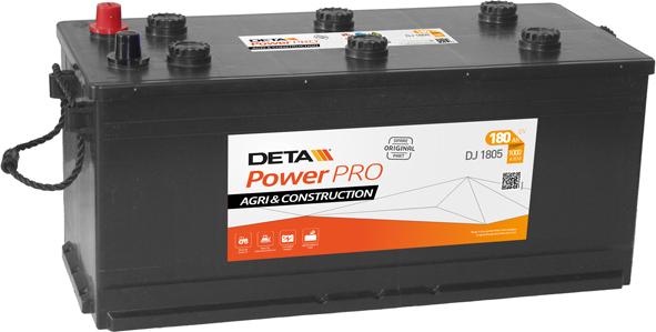 DETA DJ1805 - Стартерна акумуляторна батарея, АКБ autocars.com.ua