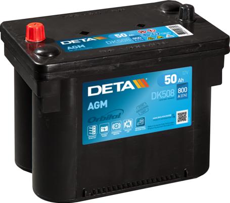 DETA DK508 - Стартерная аккумуляторная батарея, АКБ autodnr.net