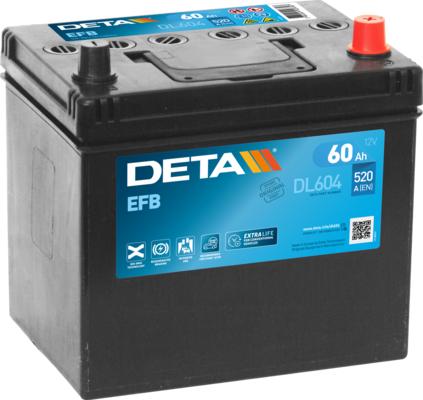 DETA DL604 - Стартерная аккумуляторная батарея, АКБ autodnr.net