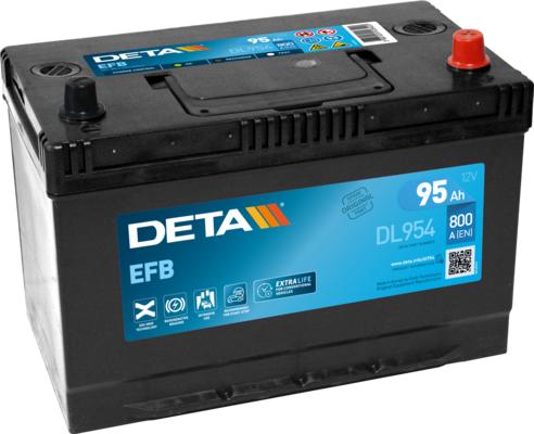 DETA DL954 - Стартерна акумуляторна батарея, АКБ autocars.com.ua