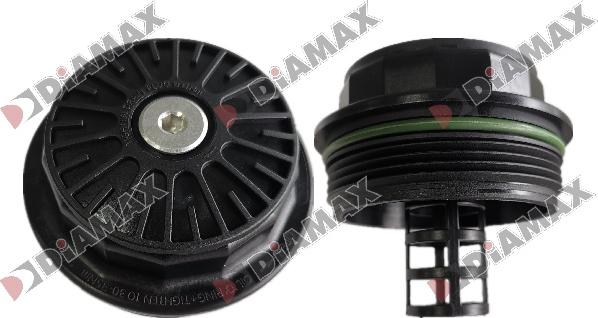 Diamax DL06005 - Крышка, корпус масляного фильтра autodnr.net