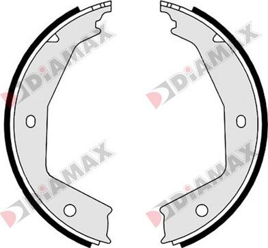 Diamax N01086 - Комплект тормозов, ручник, парковка autodnr.net