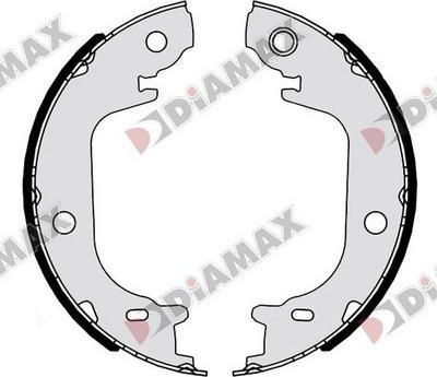 Diamax N01396 - Комплект тормозов, ручник, парковка autodnr.net